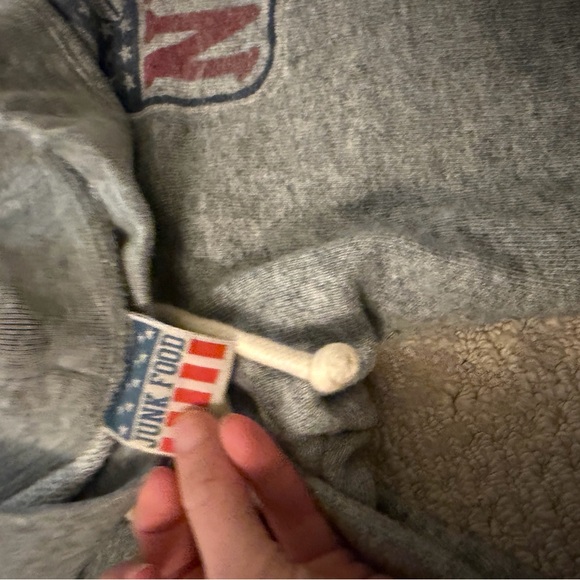 Vintage NFL Grey Sweatpant Joggers size S Junk Food Clothing - Picture 5 of 5